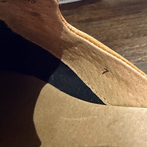 ANTHROPOLOGIE Seychelles Stand Tall Slip-On Flats Black Platform Mules Clogs 7 - Picture 10 of 13